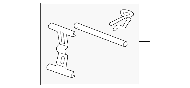 Genuine Porsche parts diagram