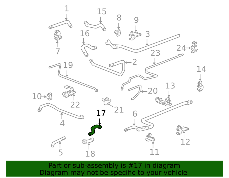Genuine Porsche parts diagram