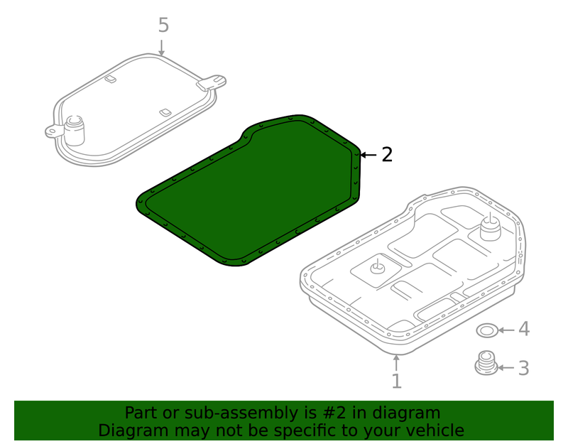 Genuine Porsche parts diagram