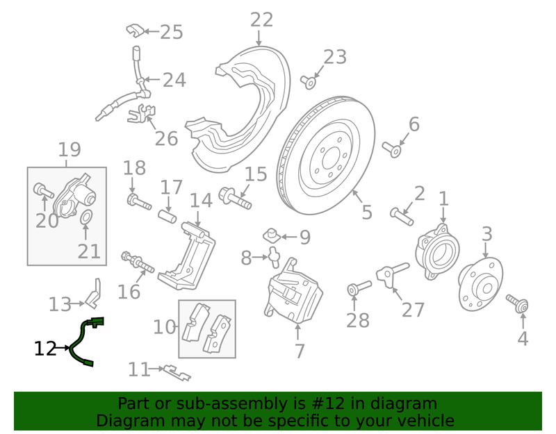 Genuine Porsche parts diagram