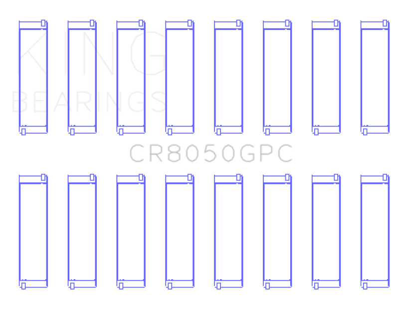 KING ENGINE BEARINGS CR8050GPC