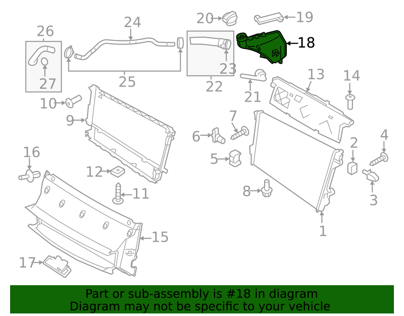 Genuine Porsche parts diagram
