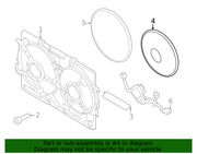 Genuine Porsche parts diagram