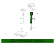 Genuine Porsche parts diagram