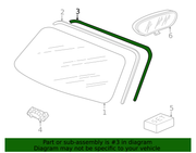 Genuine Porsche parts diagram