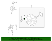 Genuine Porsche parts diagram