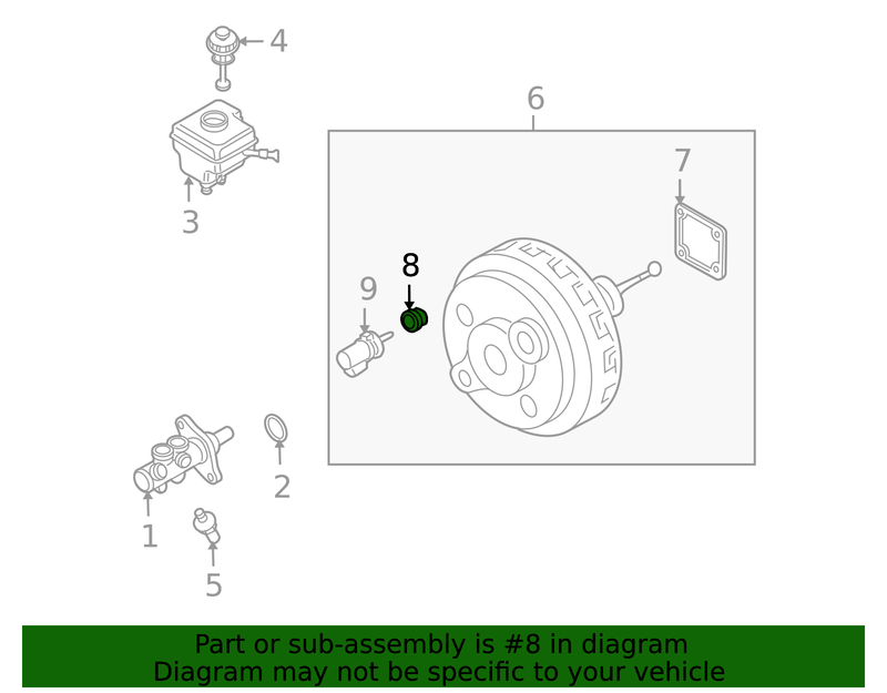 Genuine Porsche parts diagram