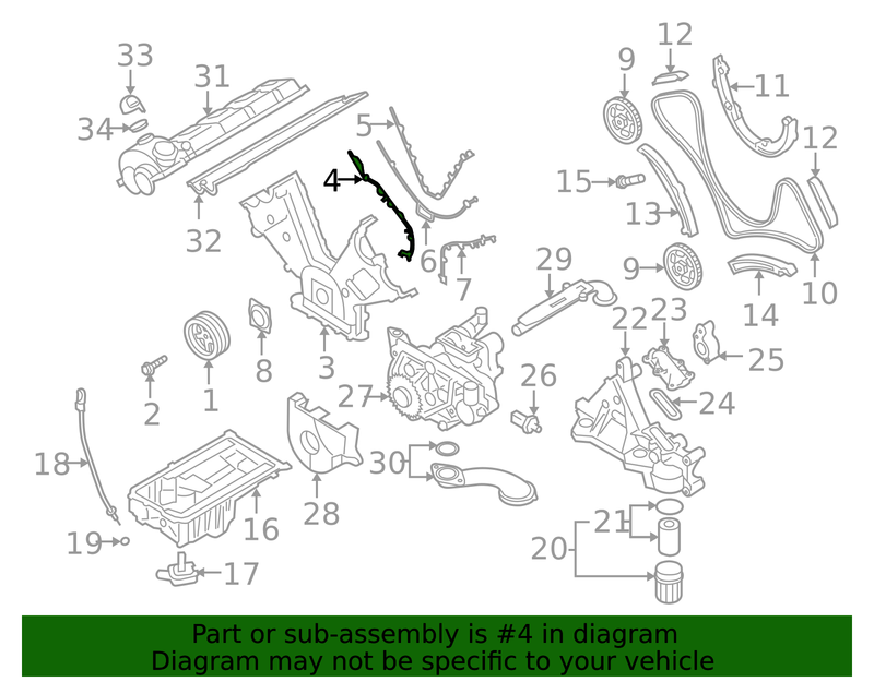 Genuine Porsche parts diagram