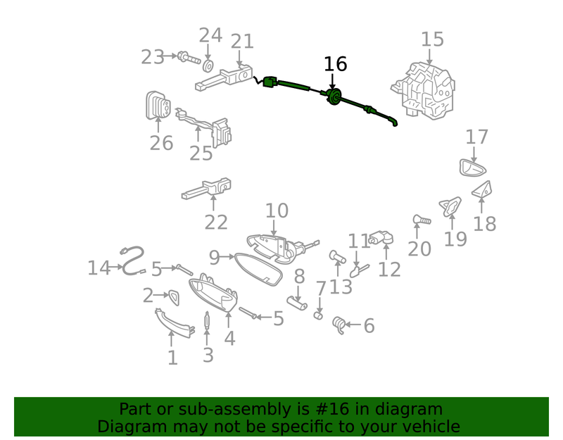 Genuine Porsche parts diagram