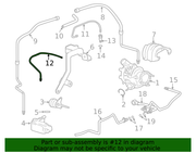 Genuine Porsche parts diagram