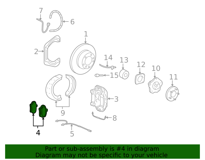 Genuine Porsche parts diagram