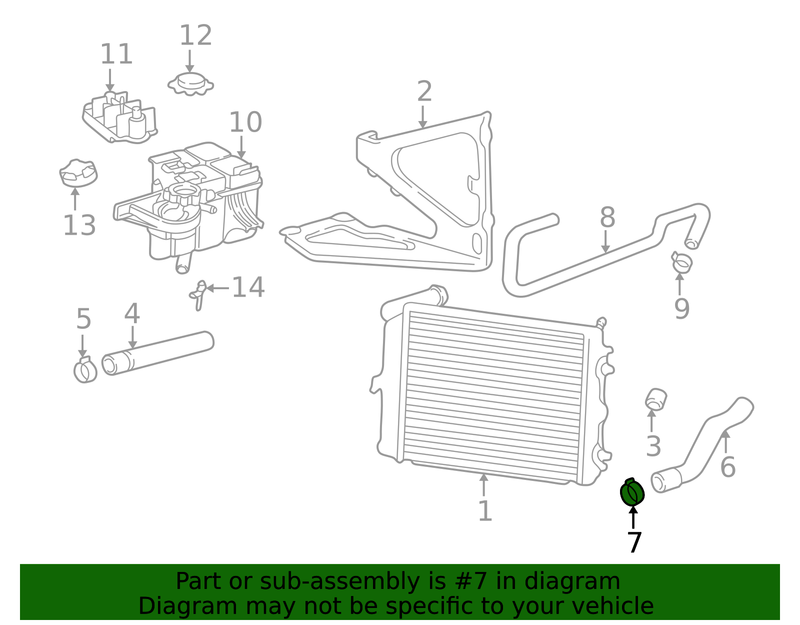 Genuine Porsche parts diagram