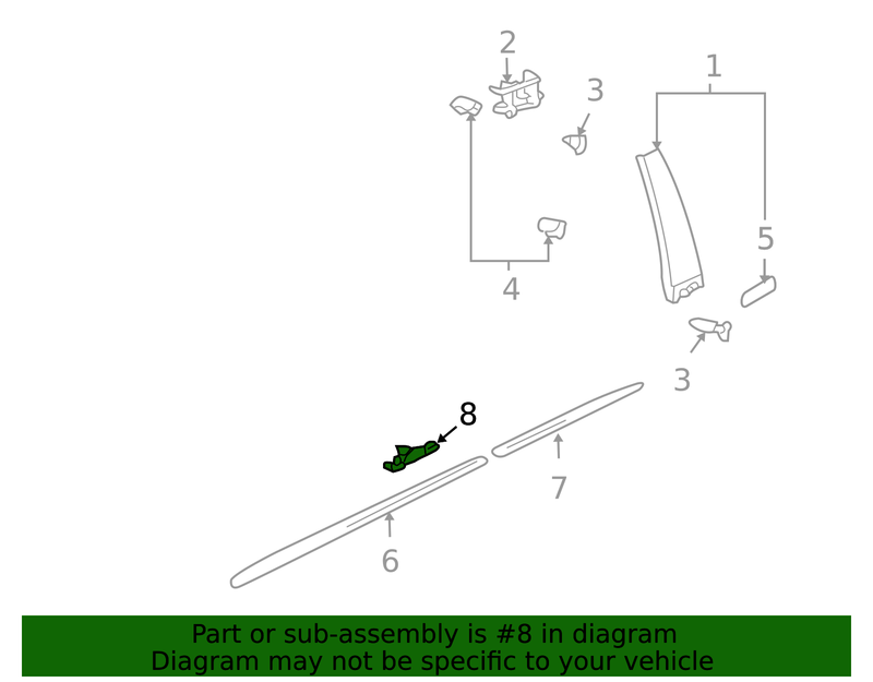Genuine Porsche parts diagram