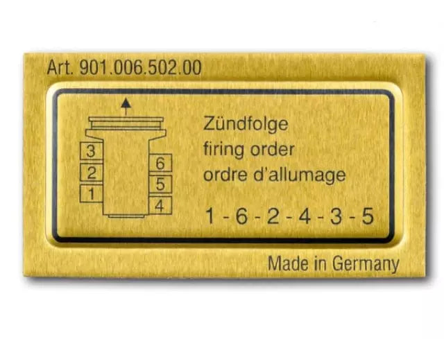 Genuine Porsche parts diagram