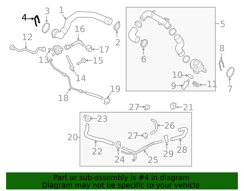 Genuine Porsche parts diagram