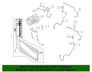 Genuine Porsche parts diagram