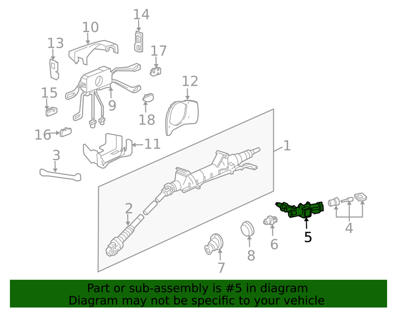 Genuine Porsche parts diagram