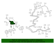 Genuine Porsche parts diagram