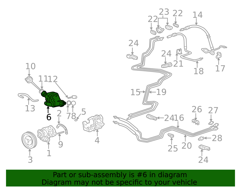 Genuine Porsche parts diagram