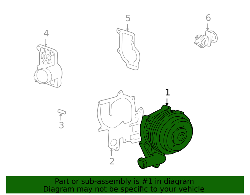 Genuine Porsche parts diagram