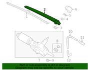 Genuine Porsche parts diagram
