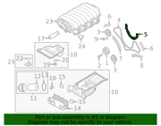 Genuine Porsche parts diagram