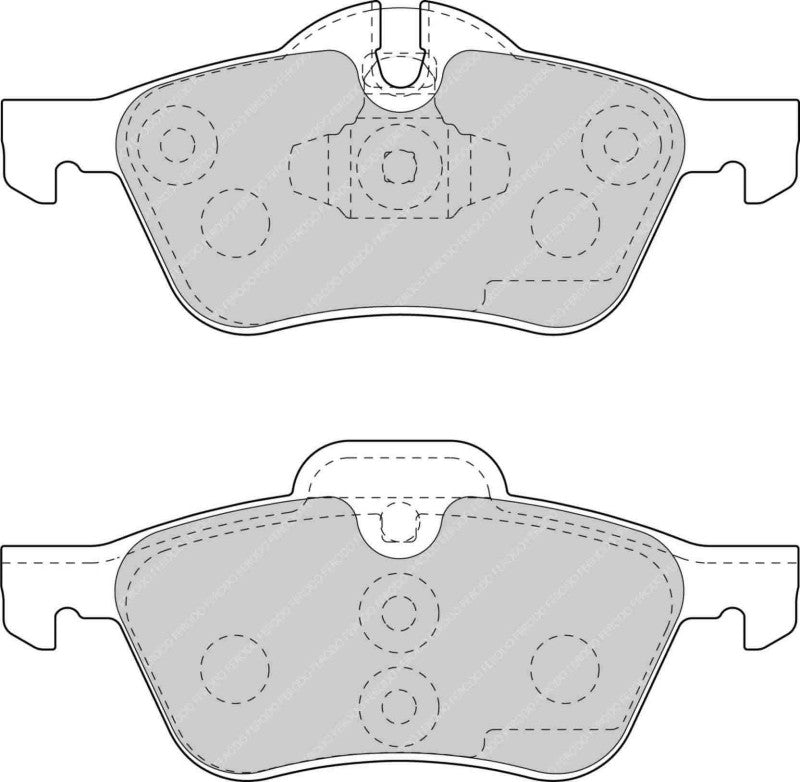 Ferodo DS1-11 Racing Brake Pads for Mini Cooper (FCP1499W)