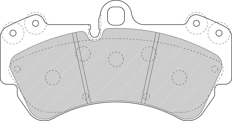 Ferodo DS2500 Racing Brake Pads for Porsche Cayenne (FCP1625H)