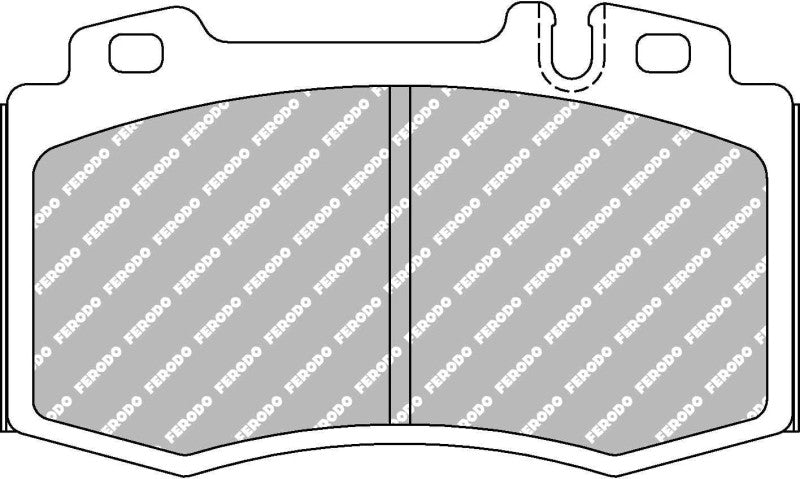 Ferodo DS2500 Racing Brake Pads for Mercedes-Benz C55 AMG (W203), CL55 AMG (W215) & more (FCP1661H)