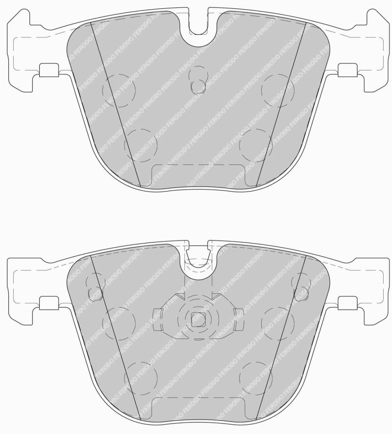 Ferodo DS2500 Racing Brake Pads for BMW 1M, M5 & more (FCP1672H)