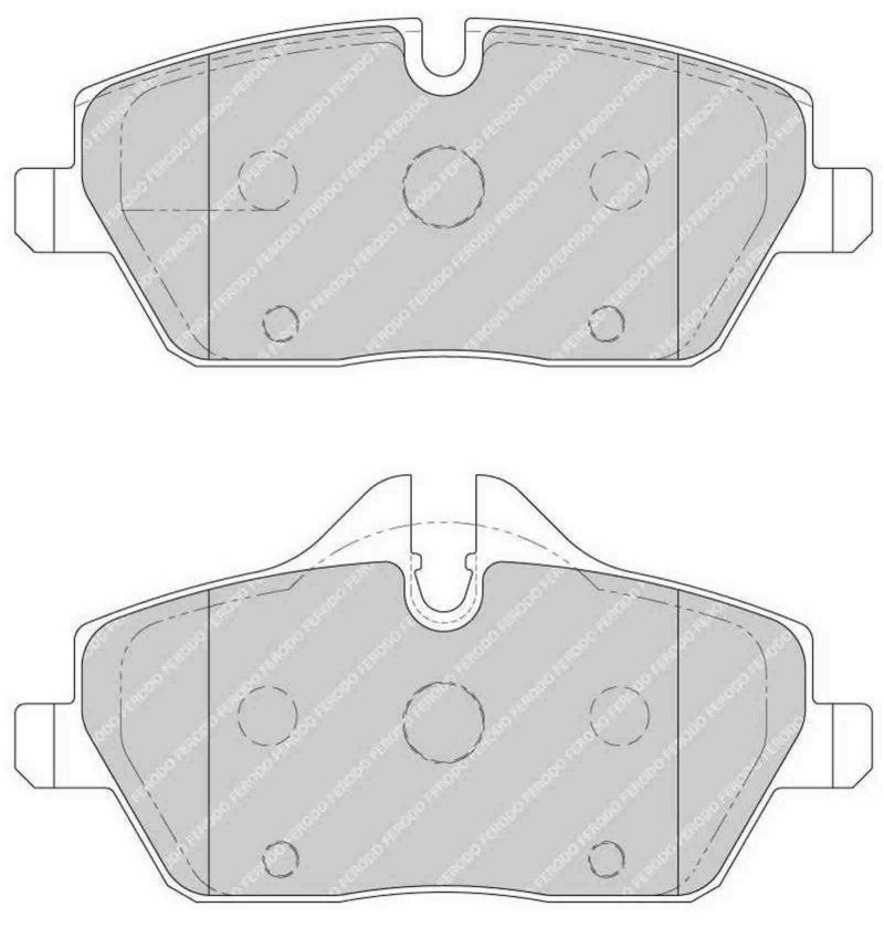 Ferodo DS2500 Racing Brake Pads for Mini Cooper (FCP1747H)