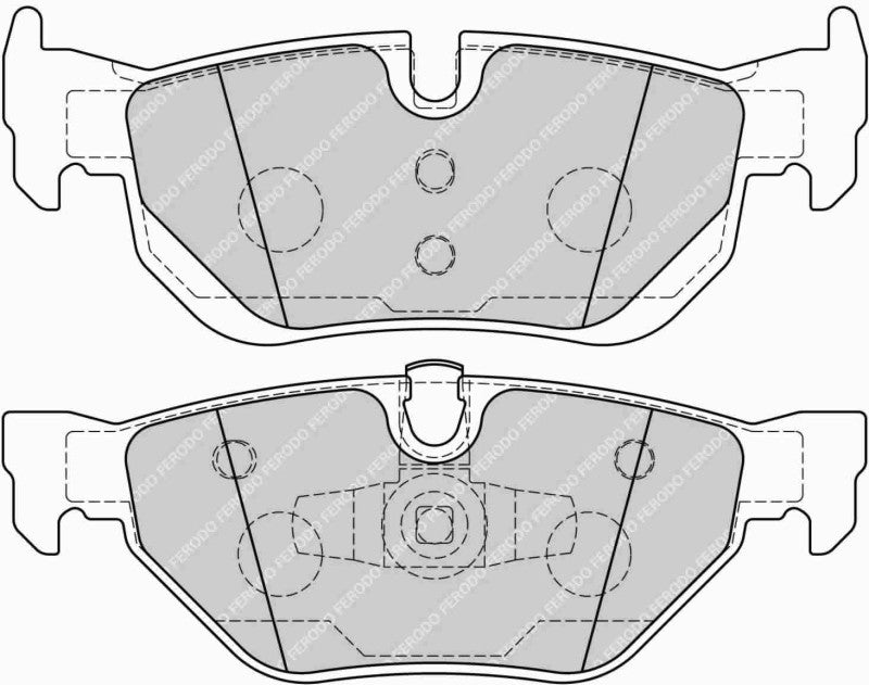 Ferodo DS2500 Racing Brake Pads for BMW 1-Series, 3-Series (FCP1807H)