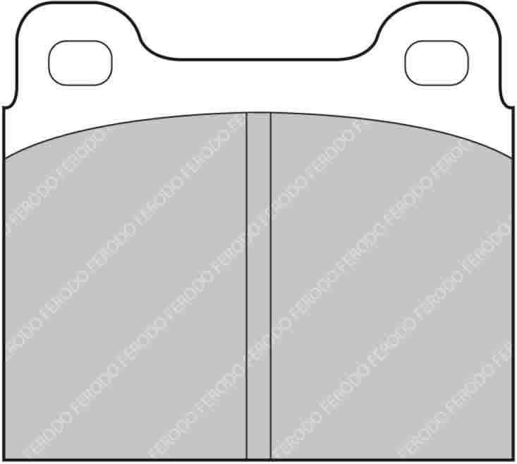 Ferodo DS2500 Racing Brake Pads for Porsche 911 (FCP0002H)