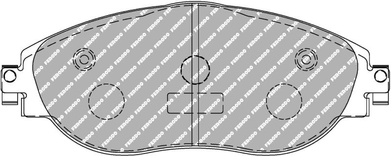 Ferodo DS3.12 Racing Brake Pads for Volkswagen Golf R Mk7, Golf GTI Mk7 & more (FCP4425G)