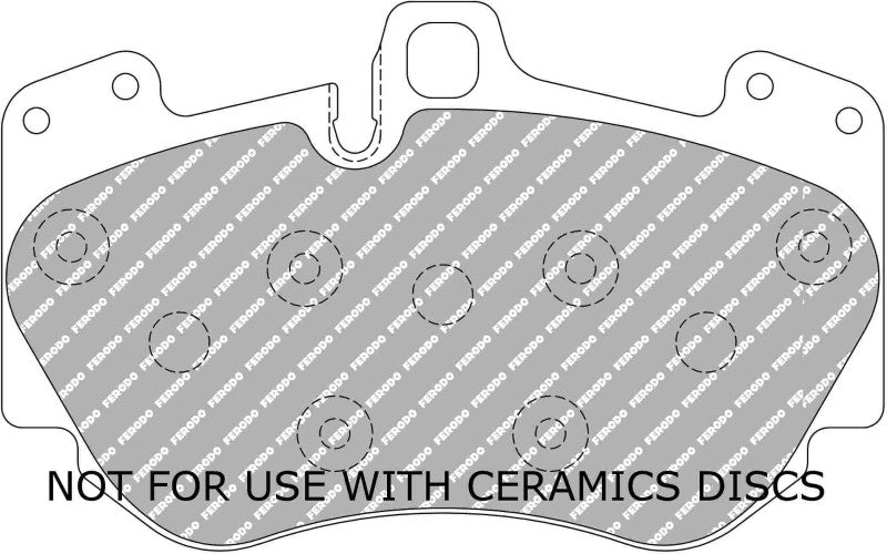 Ferodo DS2500 Racing Brake Pads for Porsche Cayenne Turbo S, Cayenne Turbo & more (FCP4467H)