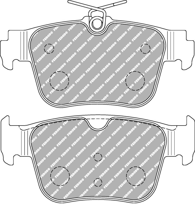 Ferodo DS2500 Racing Brake Pads for Volkswagen Golf R Mk8, GTI Mk8 & more (FCP5357H)