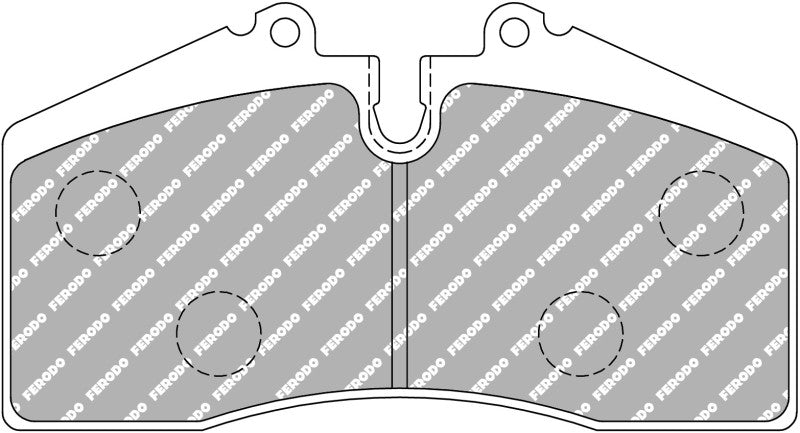 Ferodo DS2500 Racing Brake Pads for Porsche 911 Carrera 2, 911 Carrera 4 & Targa 4, non S, non Turbo Look & more (FCP0560H)