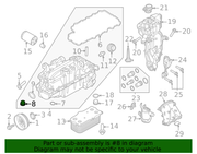 Genuine Porsche parts diagram