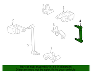 Genuine Porsche parts diagram
