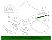 Genuine Porsche parts diagram