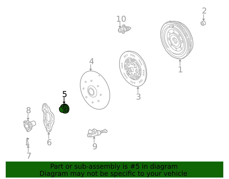 Genuine Porsche parts diagram