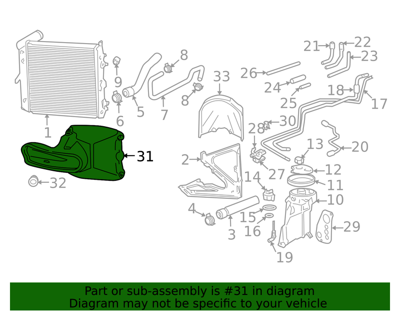 Genuine Porsche parts diagram