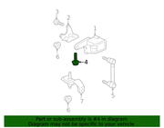 Genuine Porsche parts diagram