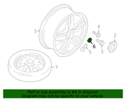 Genuine Porsche parts diagram