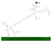 Genuine Porsche parts diagram