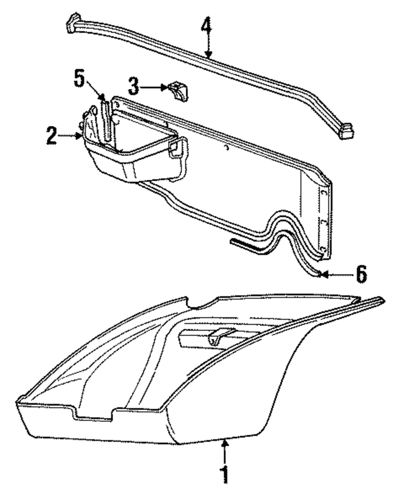 Genuine Porsche parts diagram