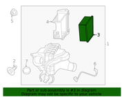 Genuine Porsche parts diagram