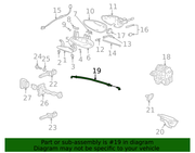 Genuine Porsche parts diagram