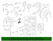 Genuine Porsche parts diagram