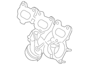Genuine Porsche parts diagram